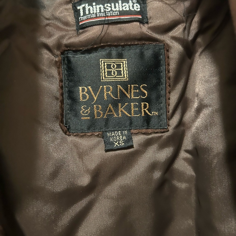 Women's Brown Leather Jacket - Picture 5 of 5